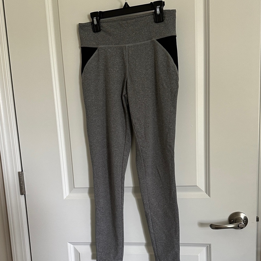 Gray and Black Leggings